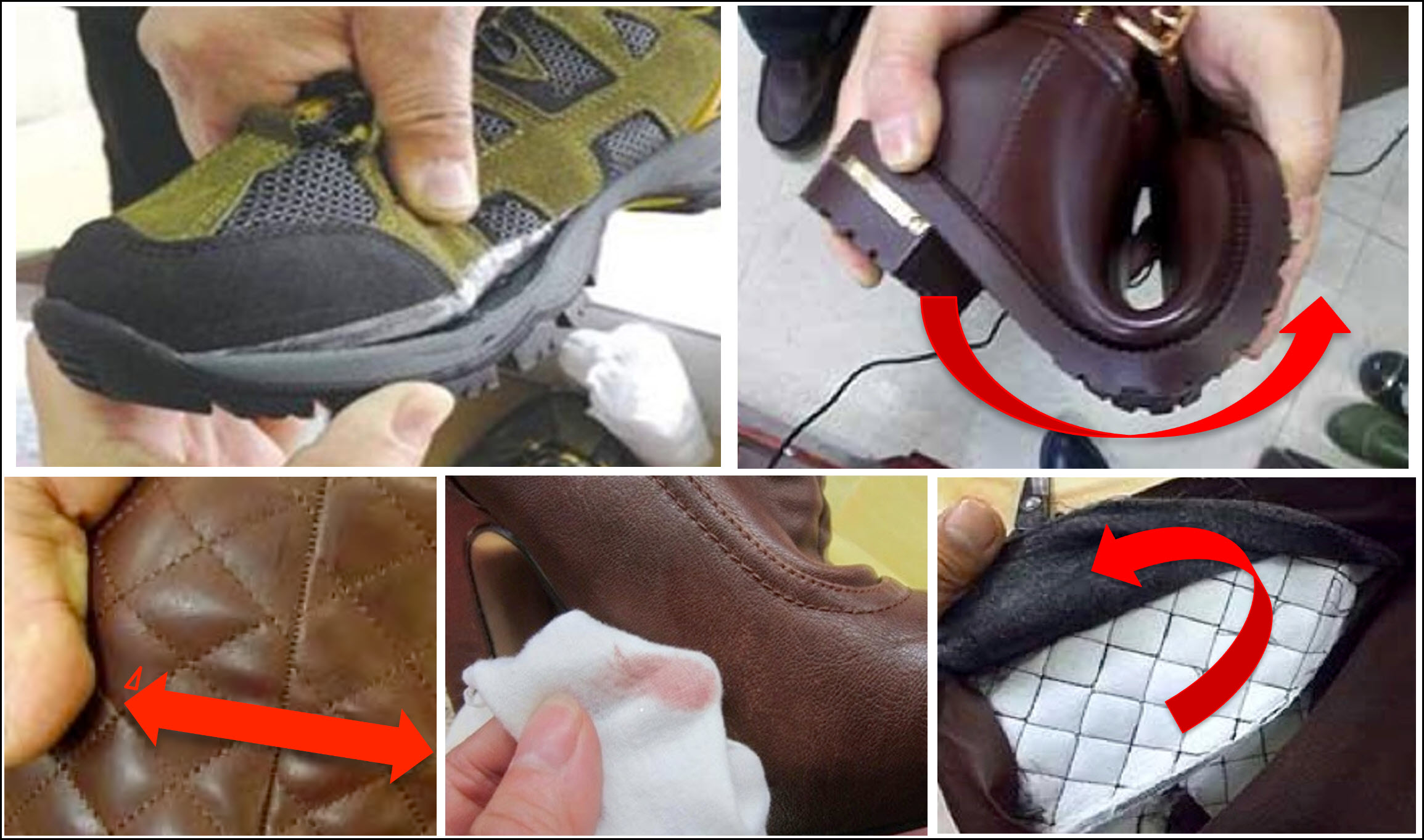 Special tests during the inspection for shoes