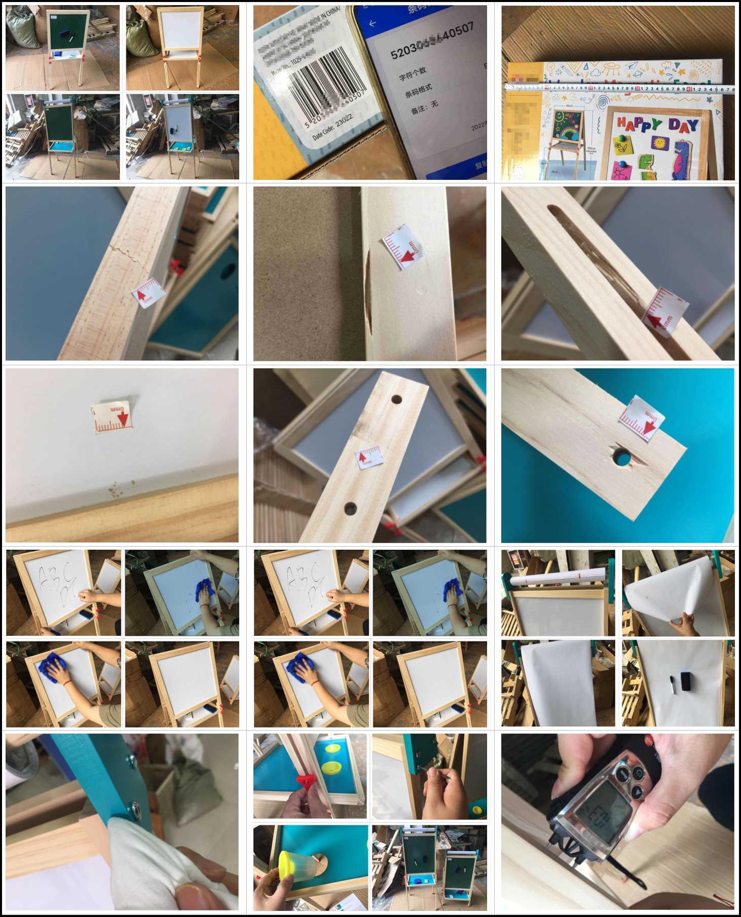 Inspection for Magnetic board standing easels 